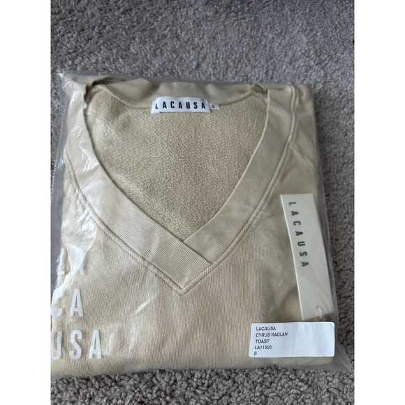 LACAUSA CLOTHING TOPS Cyrus Raglan - Picture 6 of 8